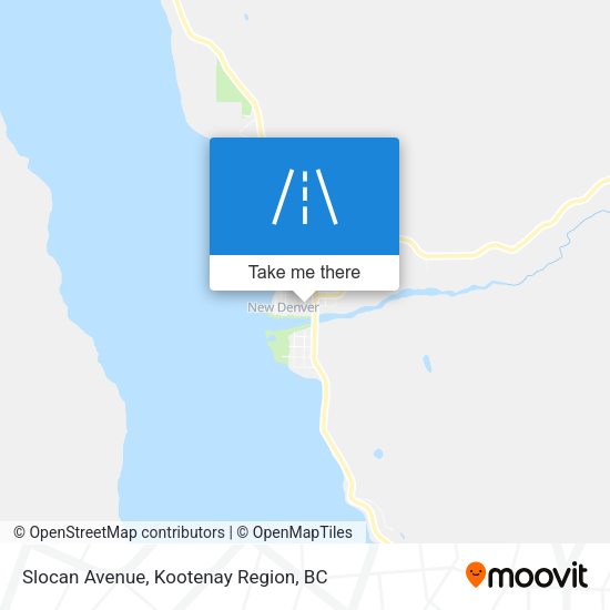 Slocan Avenue map