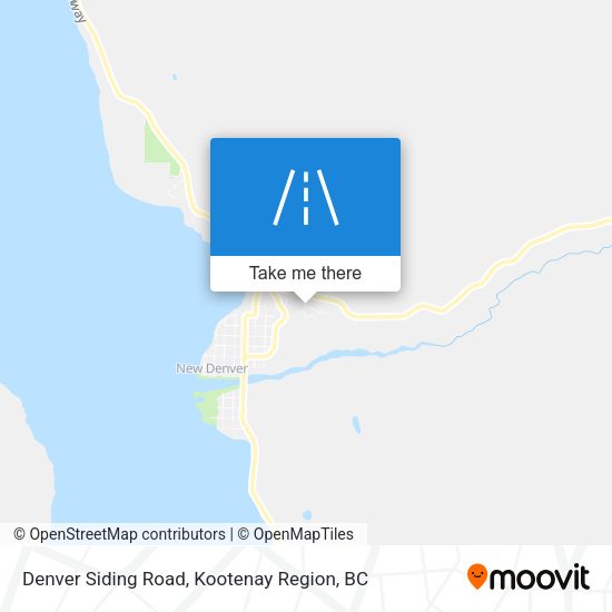 Denver Siding Road map