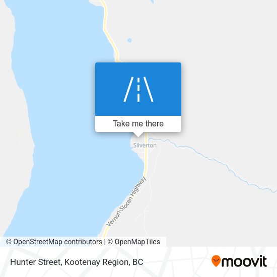 Hunter Street map