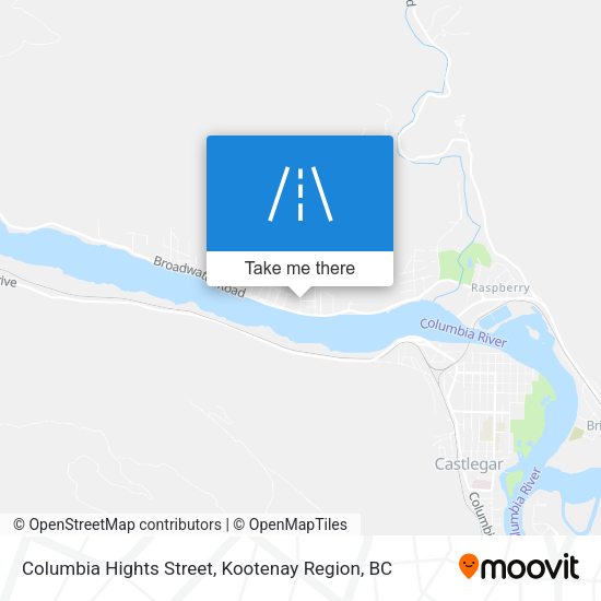 Columbia Hights Street map
