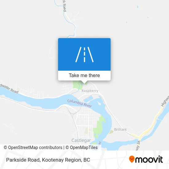 Parkside Road map