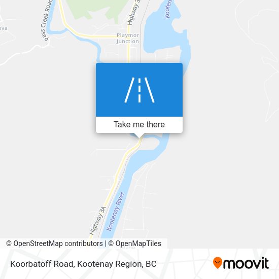 Koorbatoff Road plan