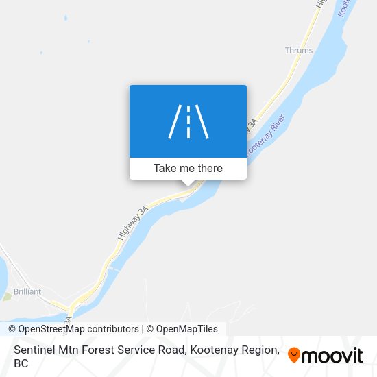 Sentinel Mtn Forest Service Road plan