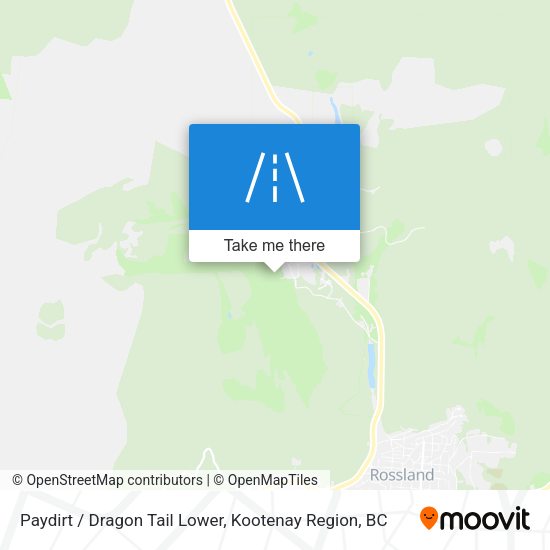 Paydirt / Dragon Tail Lower map