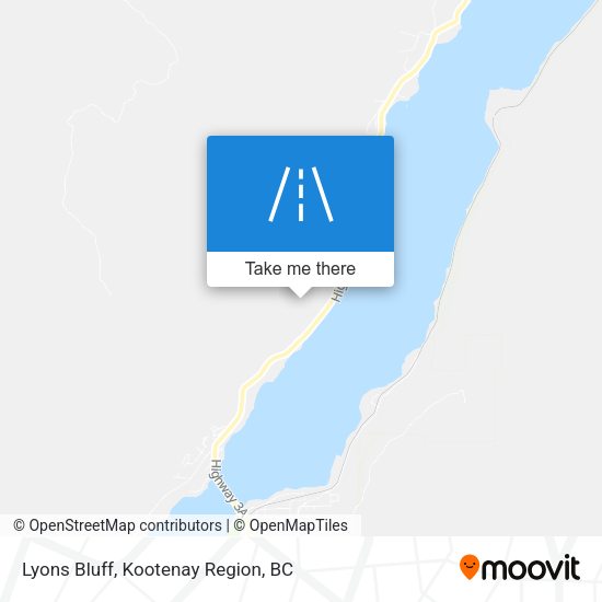 Lyons Bluff map