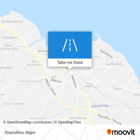 Κορίνθου map