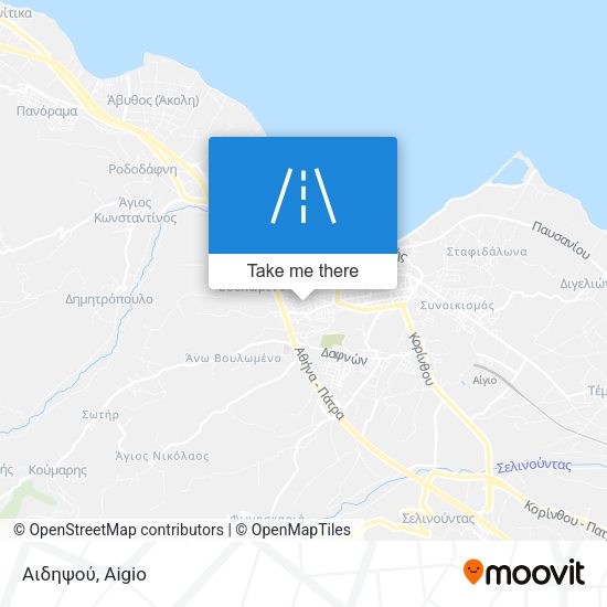 Αιδηψού map