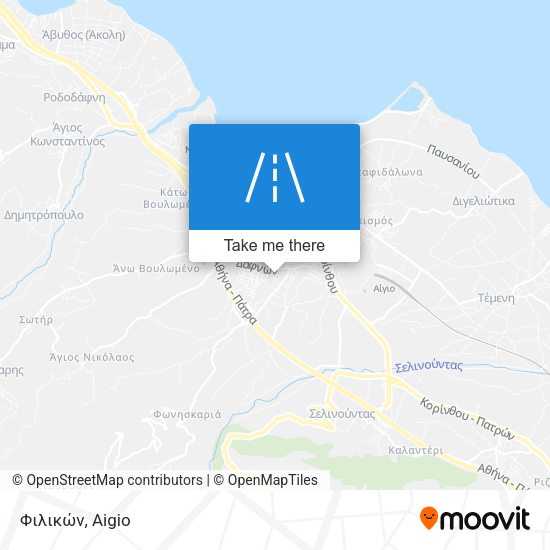 Φιλικών map