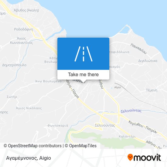 Αγαμέμνονος map
