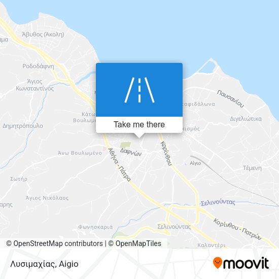 Λυσιμαχίας map