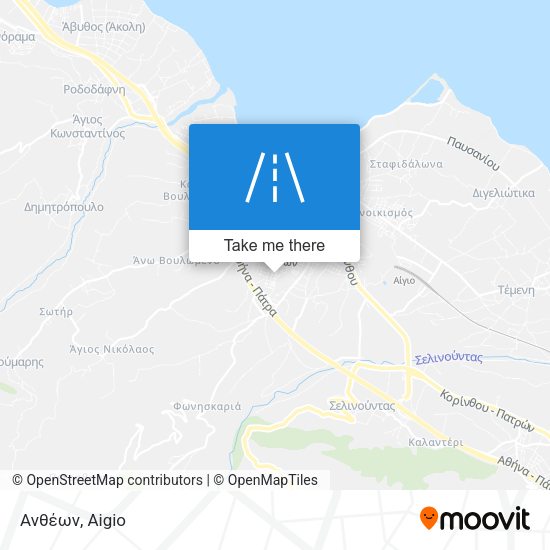 Ανθέων map
