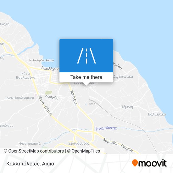 Καλλιπόλεως map
