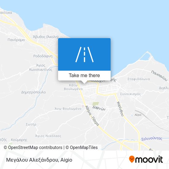 Μεγάλου Αλεξάνδρου map
