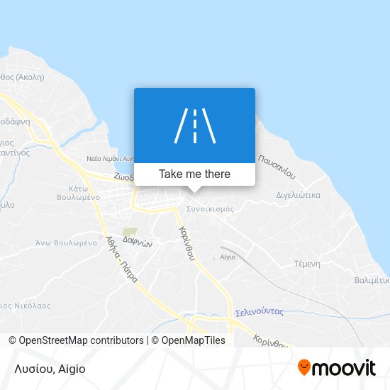 Λυσίου map
