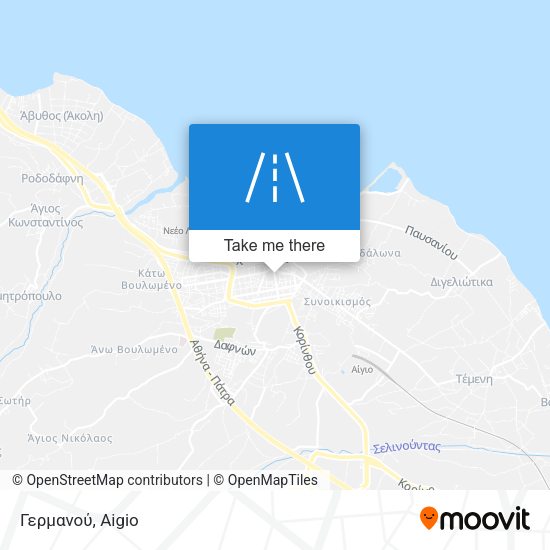 Γερμανού map