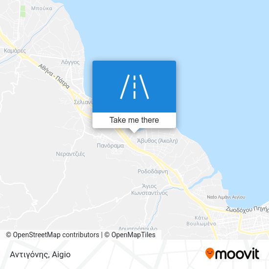 Αντιγόνης map