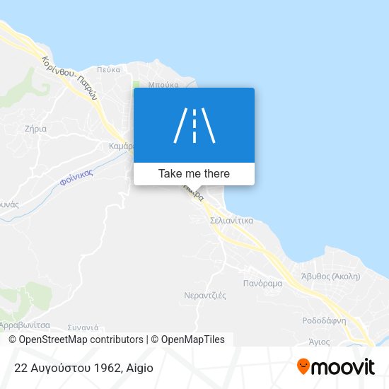 22 Αυγούστου 1962 map