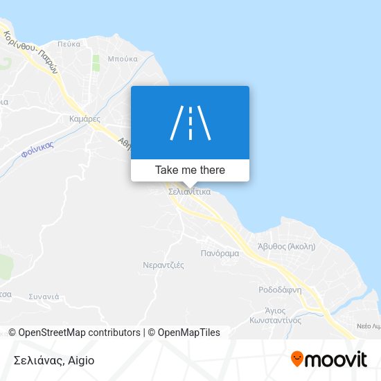 Σελιάνας map