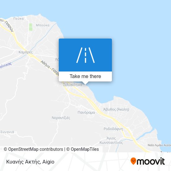 Κυανής Ακτής map