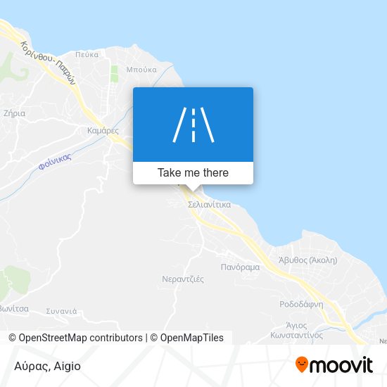 Αύρας map
