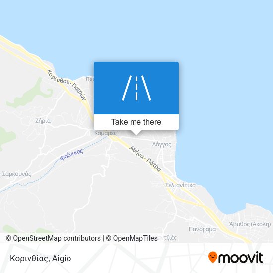 Κορινθίας map