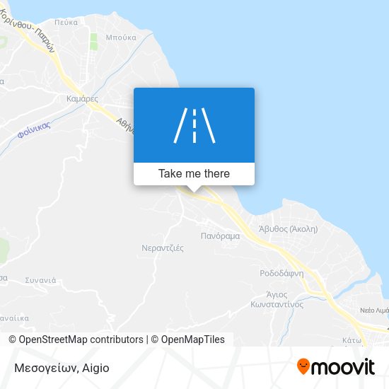 Μεσογείων map
