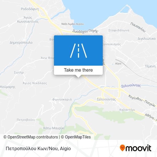 Πετροπούλου Κων/Νου map