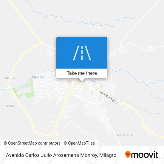 Avenida Carlos Julio Arosemena Monroy map