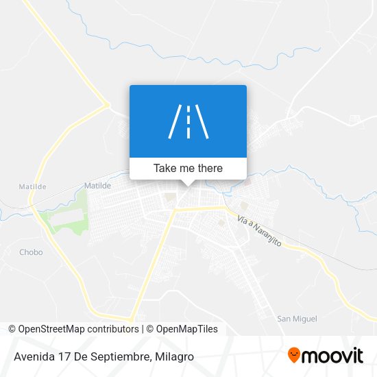 Avenida 17 De Septiembre map