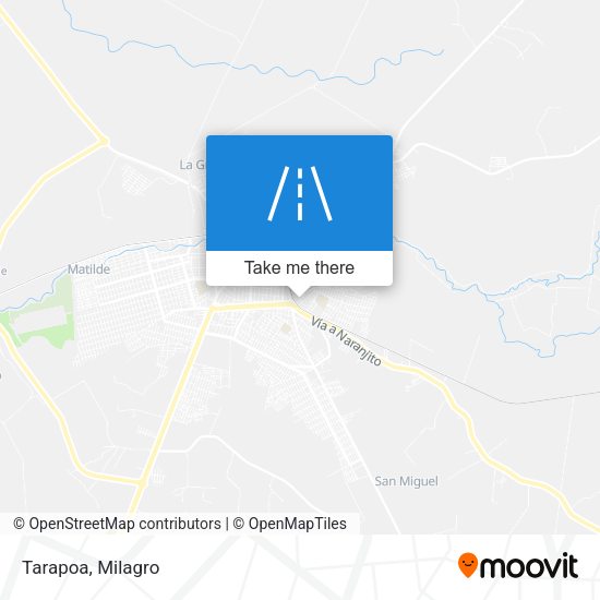 Tarapoa map