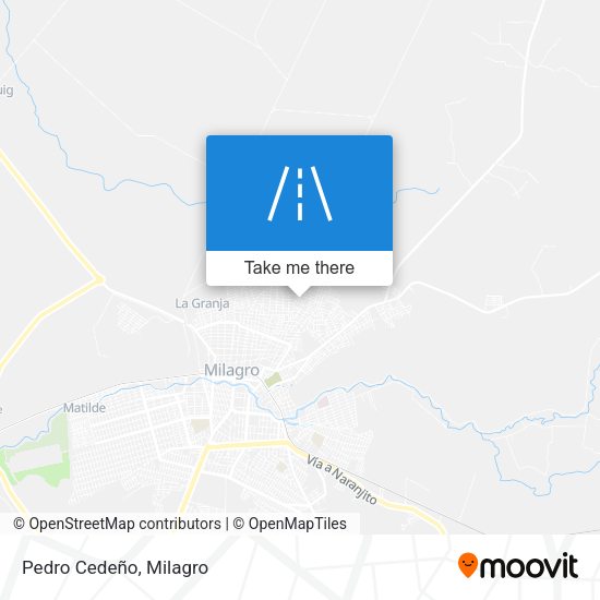 Pedro Cedeño map