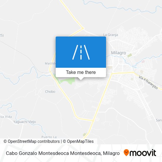 Cabo Gonzalo Montesdeoca Montesdeoca map