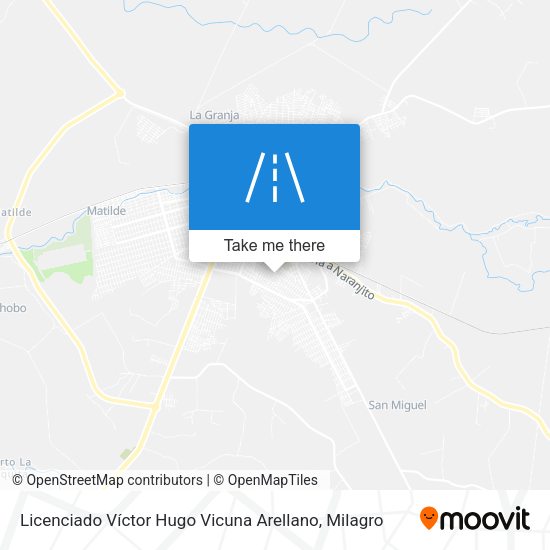 Mapa de Licenciado Víctor Hugo Vicuna Arellano