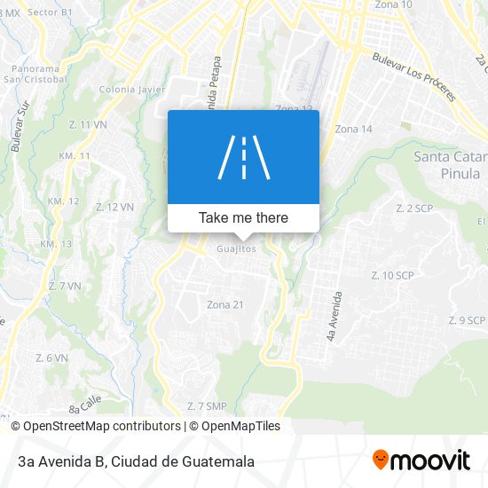 3a Avenida B map