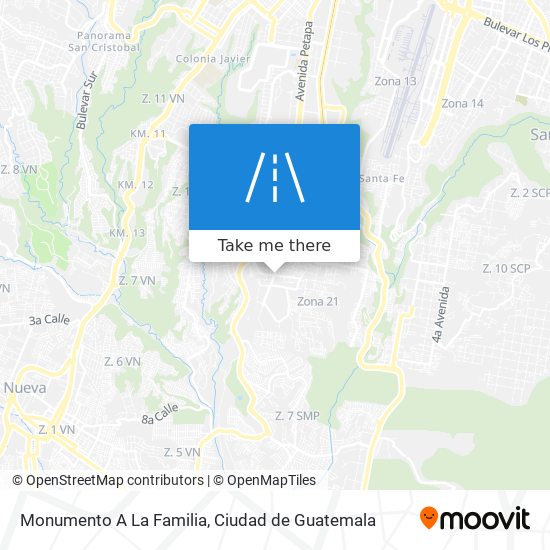 Monumento A La Familia map