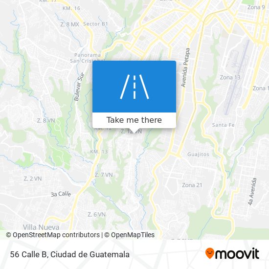 56 Calle B map