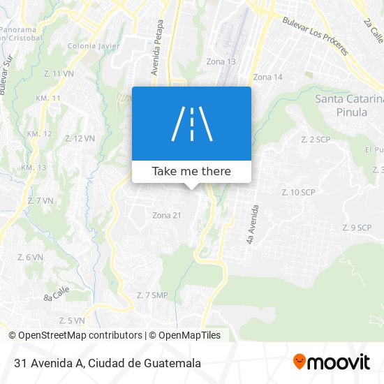 Mapa de 31 Avenida A