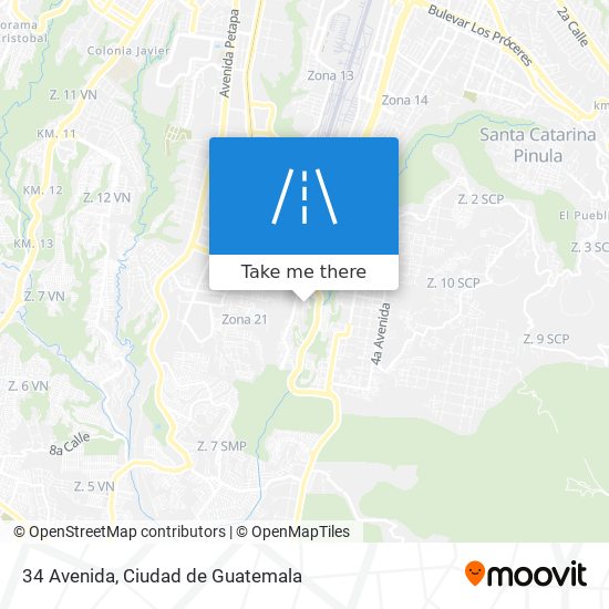 34 Avenida map