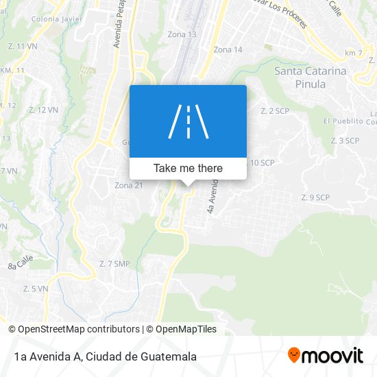 1a Avenida A map