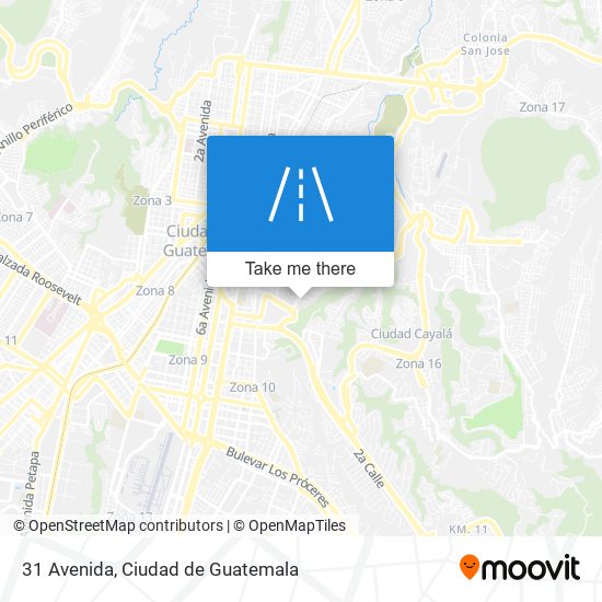 31 Avenida map