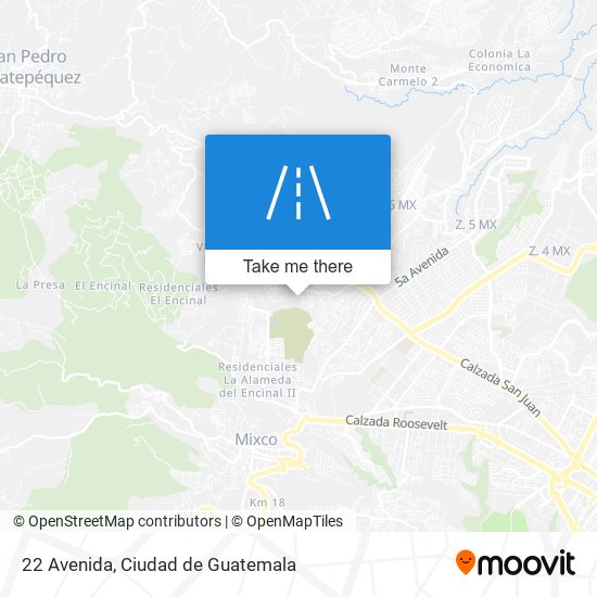 22 Avenida map