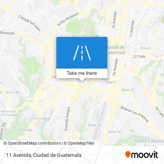 11 Avenida map