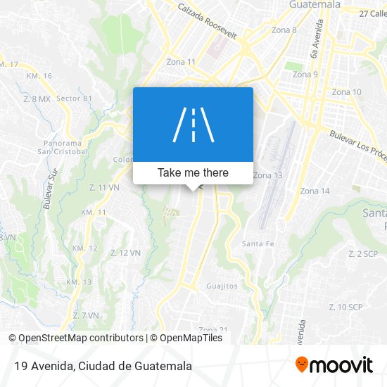 19 Avenida map