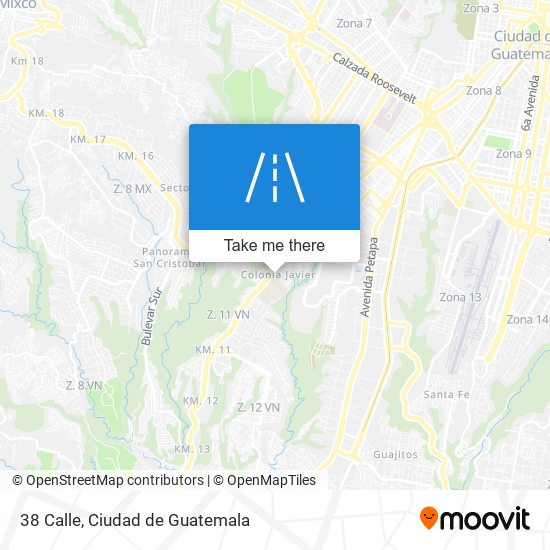 38 Calle map