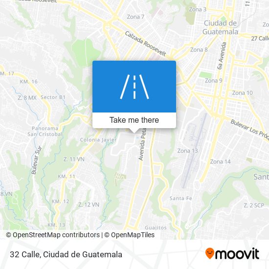 32 Calle map