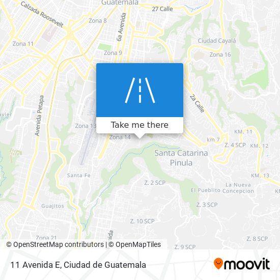 11 Avenida E map