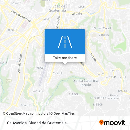 Mapa de 10a Avenida