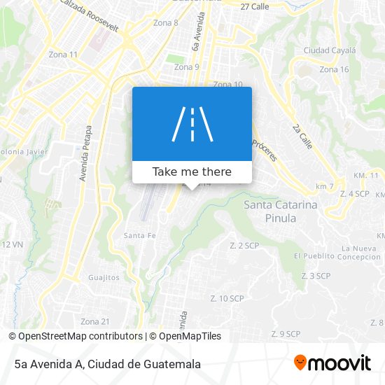 5a Avenida A map