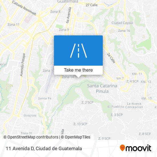 Mapa de 11 Avenida D