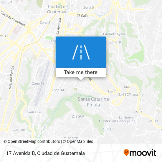 17 Avenida B map